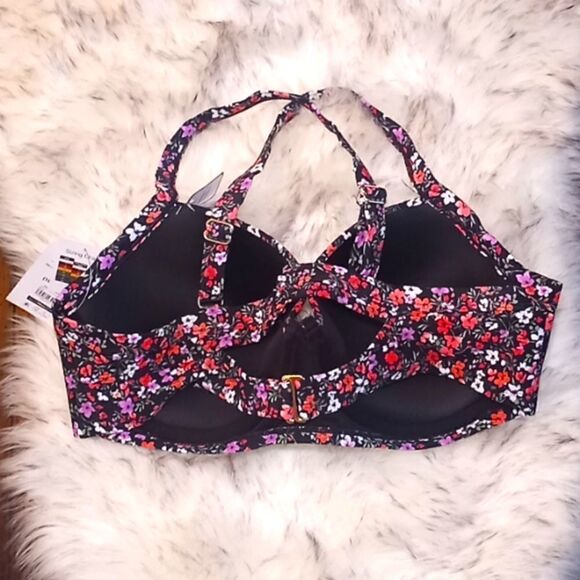 Women's Plus Printed Floral Bikini Swimsuit Bathing Suit Size XL (16W/18W) - Picture 6 of 7